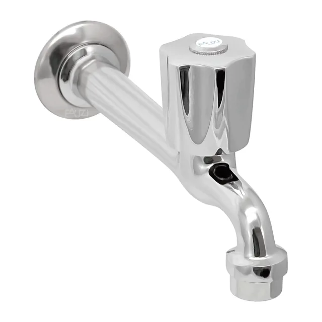 1158-15 Torneira Cozinha Parede Bica Reta 18 cm Metal C50 MVS