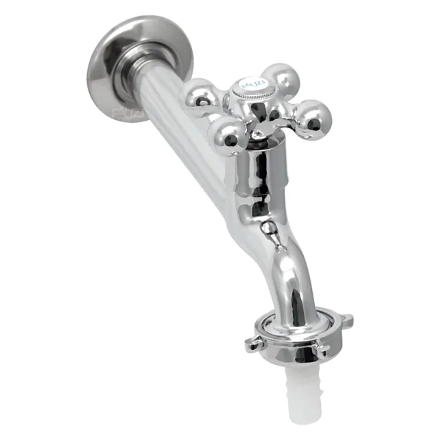 1158-29 Torneira Cozinha Parede 18 cm Metal C35 com Bico