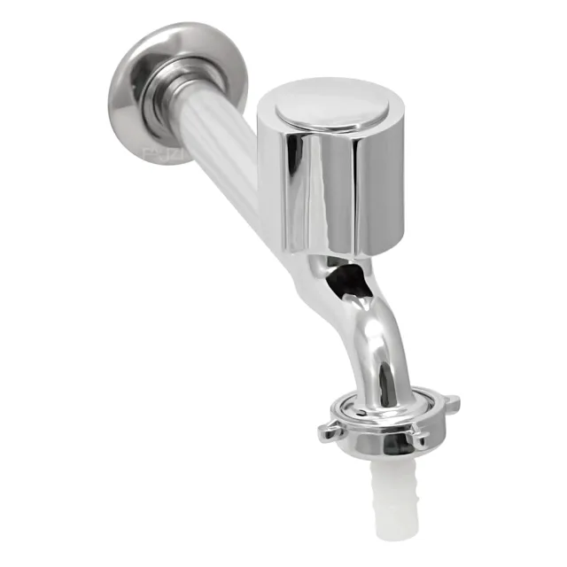 1158-30 Torneira Cozinha Parede 18 cm Metal C40 com Bico