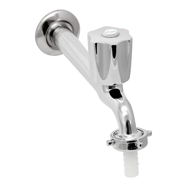1158-31 Torneira Cozinha Parede 18 cm Metal C50 com Bico