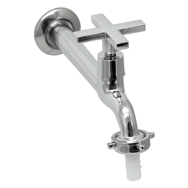 1158-37 Torneira Cozinha Parede 18 cm Metal C34 com Bico