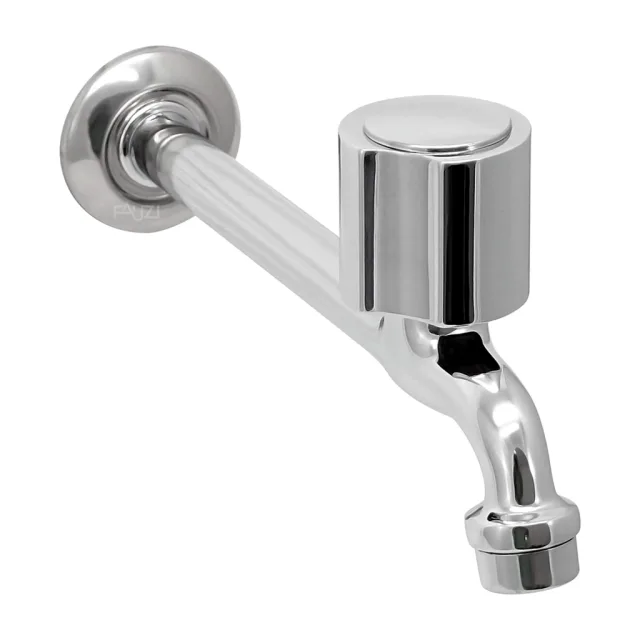 1159-14 Torneira Cozinha Parede Bica Reta 22 cm Metal C40 MVS