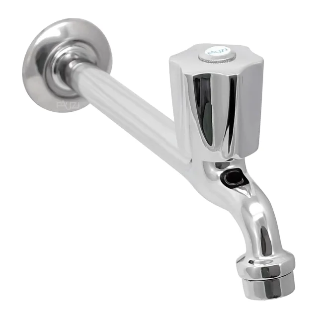 1159-15 Torneira Cozinha Parede Bica Reta 22 cm Metal C50 MVS