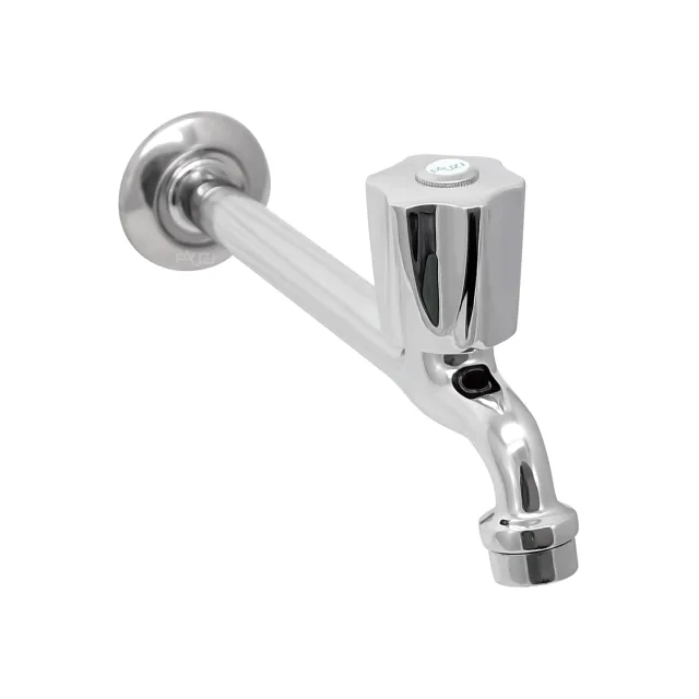 1159-15 Torneira Cozinha Parede Bica Reta 22 cm Metal C50 MVS