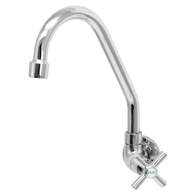 1168-18 Torneira Cozinha Parede Bica Metal C32 MVS