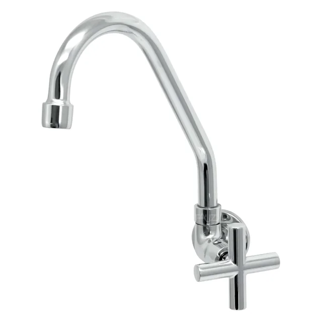 1168-20 Torneira Cozinha Parede Bica Metal C39