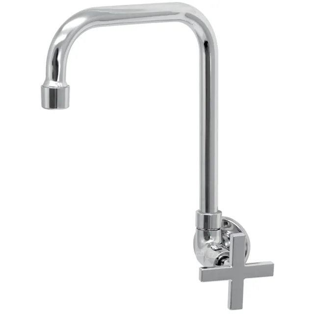 1170-19 Torneira Cozinha Parede Bica Super Metal C34
