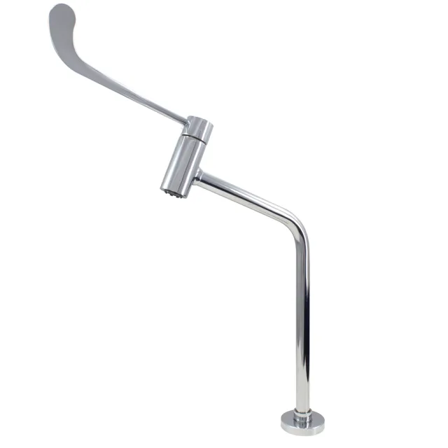 1850-2 Torneira Clínica Mesa Bica Alta Fixa 35cm