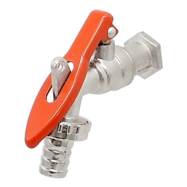 2002 Torneira Esfera p/ Jardim 1/2x3/4" p/ cadeado