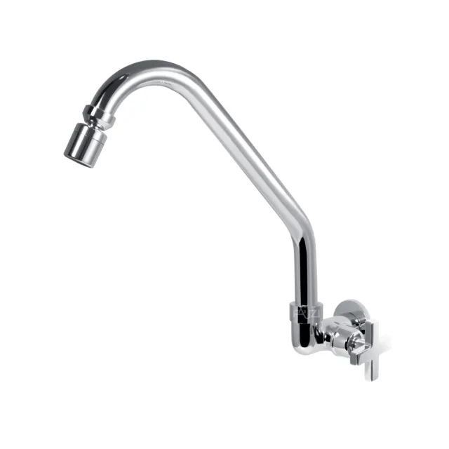 2168-1 Torneira Cozinha Parede Bica Luxo C22