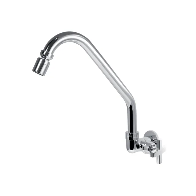 2168-1 Torneira Cozinha Parede Bica Luxo C22