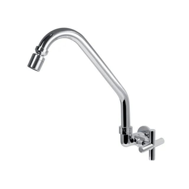 2168-10 Torneira Cozinha Parede Bica Luxo C39