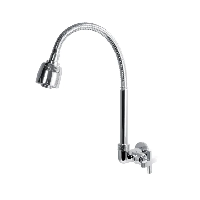 3168-1 Torneira Cozinha Parede Gourmet Jato Duplo C22