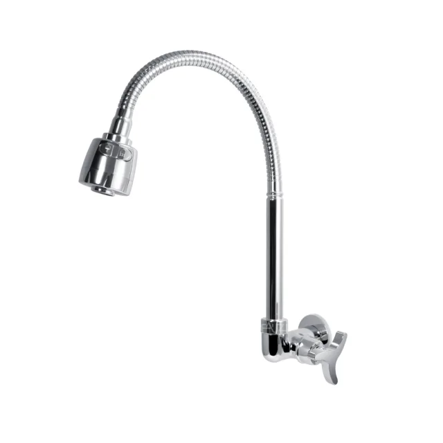 3168-2 Torneira Cozinha Parede Gourmet Jato Duplo C55