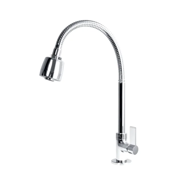 3267.C170P Torneira Cozinha Mesa Gourmet Jato Duplo Volante de ABS