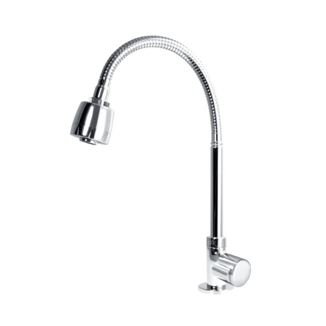 3267.C43P Torneira Cozinha Mesa Gourmet Jato Duplo Volante de ABS MVS