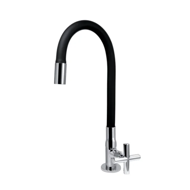 4167.C39.BLK Torneira Cozinha Mesa Gourmet Preta