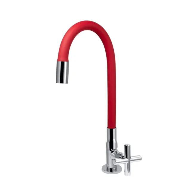 4167.C39.RED Torneira Cozinha Mesa Gourmet Vermelha