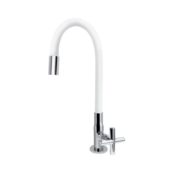 4167.C39.WHT Torneira Cozinha Mesa Gourmet Branca