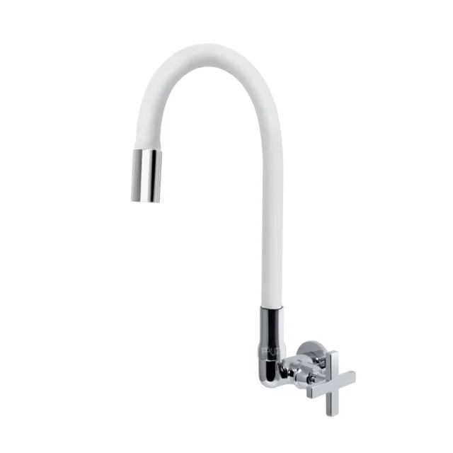 4168.C34.WHT Torneira Cozinha Parede Gourmet Branca