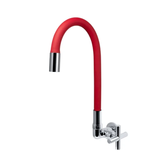 4168.C39.RED Torneira Cozinha Parede Gourmet Vermelha