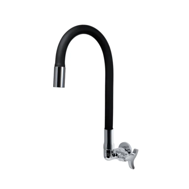 4168.C55.BLK Torneira Cozinha Parede Gourmet Preta