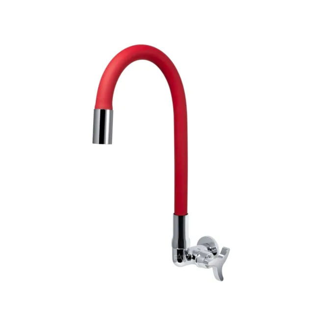 4168.C55.RED Torneira Cozinha Parede Gourmet Vermelha
