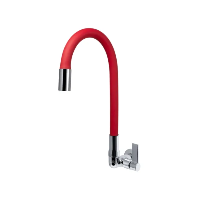 4168.C70.RED Torneira Cozinha Parede Gourmet Vermelha