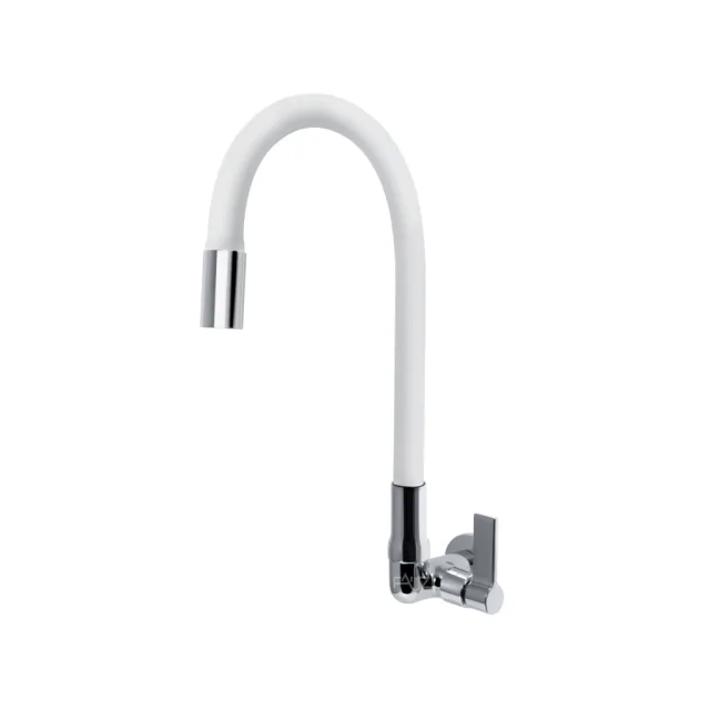 4168.C70.WHT Torneira Cozinha Parede Gourmet Branca