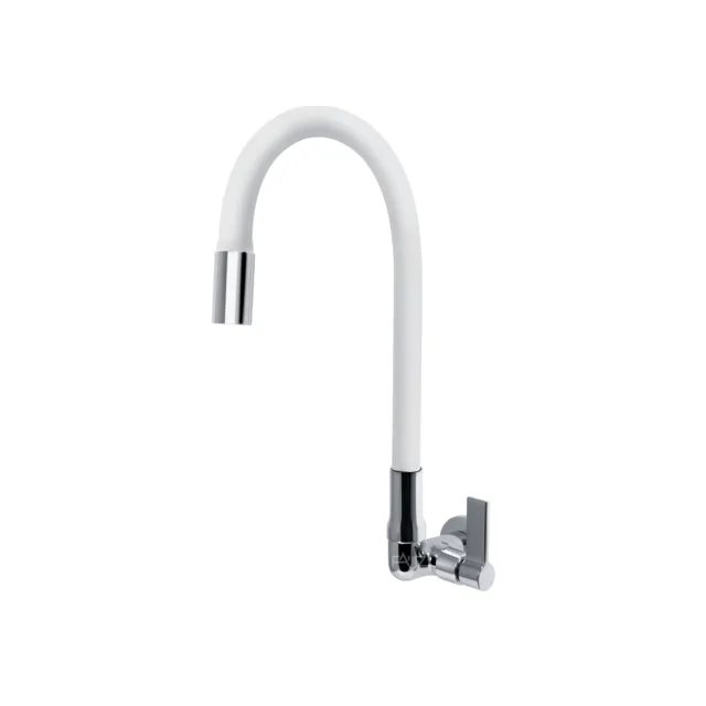 4168.C70.WHT Torneira Cozinha Parede Gourmet Branca
