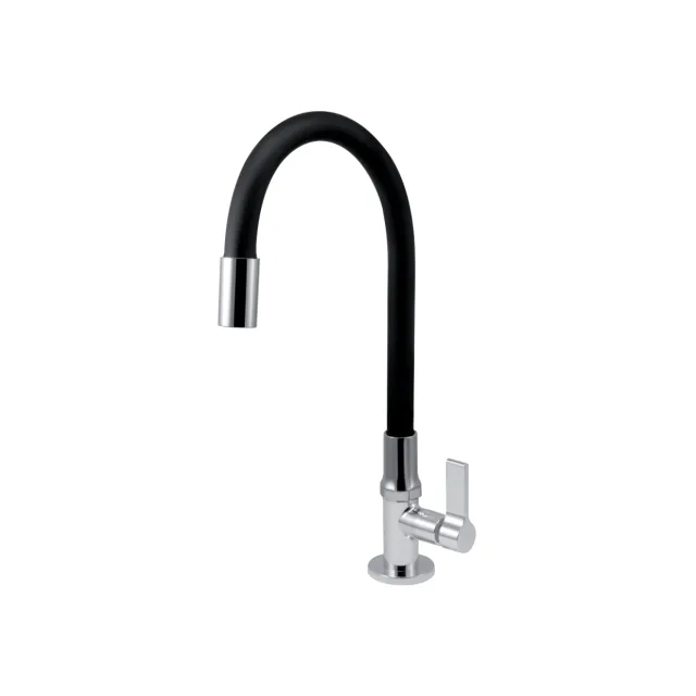 4267.ABS.C170P Torneira Cozinha Mesa Gourmet Preta de ABS