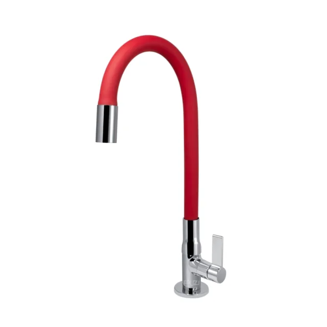 4267.C170P.RED Torneira Cozinha Mesa Gourmet Vermelha