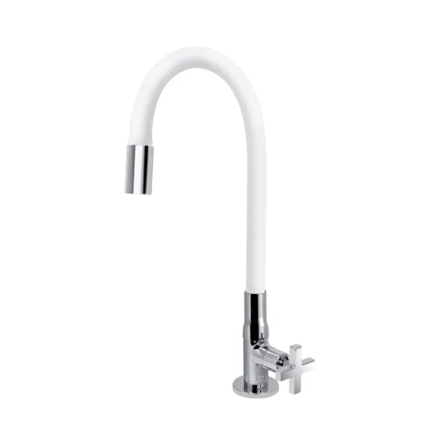 4267.C22.WHT Torneira Cozinha Mesa Gourmet Branca