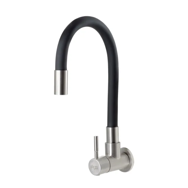 C8.10 Torneira Cozinha Parede Gourmet Black