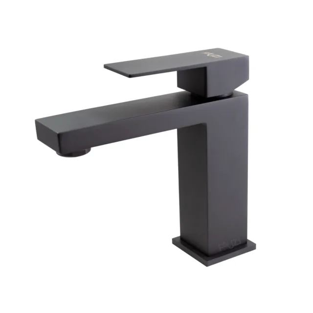 ML4.30 Monocomando Lavatório Quadrado Preto