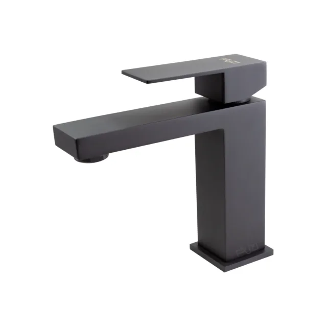 ML4.30 Monocomando Lavatório Quadrado Preto