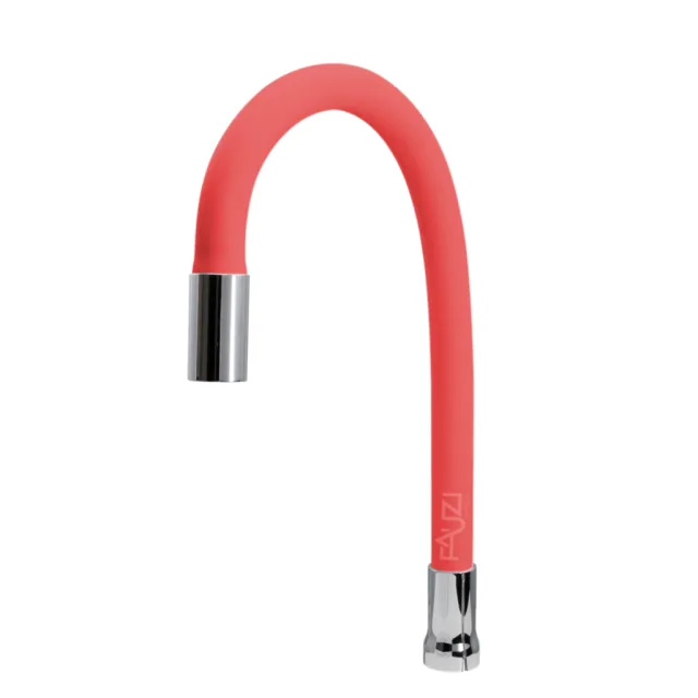 RE-TB-J19GR Tubo Silicone Vermelho Torneiras Cozinha